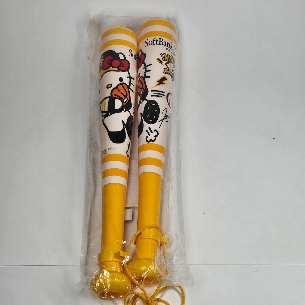 Hello Kitty Baseball Bat Souvenirs - Japan Softbank Hawks Baseball - 2016 Sanrio